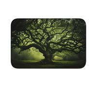 Bordo di blocco tappetino orlo 40x60 YYHWHJDE Antichi Alberi Pattern Antiscivolo Fondo modellato a goccia, ideale facile da pulire e resistente allo sbiadimento
