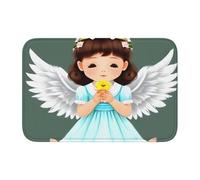 Bordo di blocco tappetino orlo 40x60 YYHWHJDE Cute Little Angel Pattern antiscivolo gocciolamento modellato fondo, ideale facile da pulire e resistente allo sbiadimento