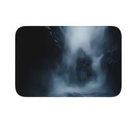 Bordo di blocco tappetino orlo 40x60 YYHWHJDE Evil in The Mist stampe antiscivolo fondo modellato a goccia, ideale facile da pulire e resistente allo sbiadimento