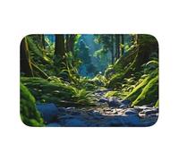 Bordo di blocco tappetino orlo 40x60 YYHWHJDE Evil Spirit in The Forest stampe antiscivolo fondo modellato a goccia, ideale facile da pulire e resistente allo sbiadimento