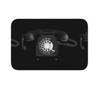 Bordo di blocco tappetino orlo 40x60 YYHWHJDE Old Rotary telefono stampe antiscivolo gocciolamento modellato fondo, ideale facile da pulire e resistente allo sbiadimento