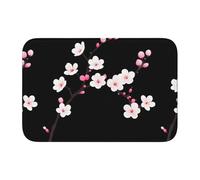 Bordo di blocco tappetino orlo 40x60 YYHWHJDE Plum Blossoms in Full Bloom stampe antiscivolo fondo modellato a goccia, ideale facile da pulire e resistente allo sbiadimento