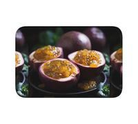 Bordo di blocco tappetino orlo 40x60 YYHWHJDE Sweet and Sour Passion Fruit Stampe antiscivolo Fondo modellato a goccia, ideale facile da pulire e resistente allo sbiadimento