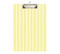 Bordo duro giallo della striscia verticale del paesaggio degli appunti per gli appunti personalizzati per gli insegnanti Dimensioni 9 x 12.5 Tablas para escribir