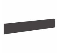 Bordo giardino acciaio 30 pezzi 100x18 cm Nero Termolaccato Flessibile | Acciaio resistente, termolacquaggio protettivo, installazione rapida, design minimalista, adattabile alle curve