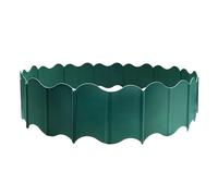 Bordo Giardino Flessibile 20pcs 15x14cm Fixed Garden Barrier Lawn Plastic Border Landscape Edging Edge Kit(Green)