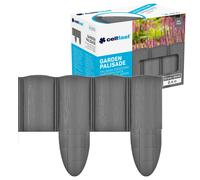 Cellfast ECO - Bordo per prato, in legno di grafite, 240 cm