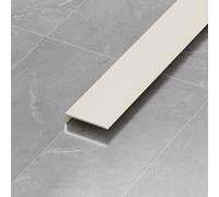 Bordo in alluminio da 90 cm, 3 pezzi, facile da installare, design minimalista per bagno moderno, modanatura per proteggere le pareti, migliora il tuo spazio con il colore Kakreme