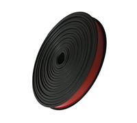 Bordo in gomma, Bordatura autoadesiva a forma di U in TPE multicolore 9-40 mm(Black,28mm[10m])