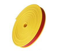 Bordo in gomma, Bordatura autoadesiva a forma di U in TPE multicolore 9-40 mm(Yellow,12mm[5m])