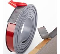 Bordo in gomma, Bordatura autoadesiva in TPE a forma di U 5M multicolore 9-40mm for mobili(Grey,22mm)