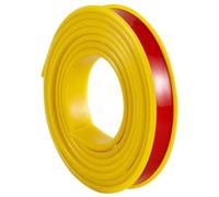 Bordo in gomma, Bordatura autoadesiva in TPE a forma di U 5M multicolore 9-40mm for mobili(Yellow,36mm)