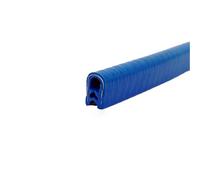 Bordo in gomma per canale, Guarnizione perimetrale a U, 1 metro, multicolore, for portiera auto, diverse misure(Blue,17Mm*10Mm)