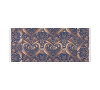 Bordo in pizzo Copertura superiore per lavatrice con borsa laterale lavabile Lavatrice e asciugatrice Coperture per Top per lavatrice Microonde Frigorifero 130 x 55,9 cm