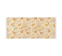 Bordo in pizzo Frigorifero Top Cover con sacchetto laterale Antipolvere Lavatrice Dust Cover Mat per Lavatrice Microonde Frigorifero 130 x 55,9 cm