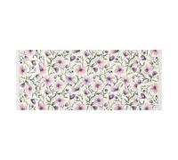 Bordo in pizzo Rondella e Asciugatrice Coperture con borsa laterale riutilizzabile Lavatrice Dust Cover Mat Israele Anemone Coronaria Bellezza Fiori per Lavanderia Cucina 130 x 55,9 cm