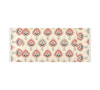 Bordo in pizzo Rondella e Asciugatrice Coperture con sacchetto laterale Antipolvere Lavatrice Dust Cover Mat per Lavatrice Microonde Frigorifero 130 x 55,9 cm
