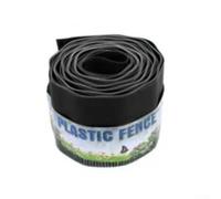 Bordo in plastica flessibile per prato, 9 m, colore nero (10 cm x 9 m) | Design in plastica elastica, previene la crescita eccessiva dell'erba, separa i letti dai sentieri, installazione a livello