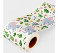 Bordo murale "Elefantini" Greca decorativa per pareti cameretta bambini, adesivo riposizionabile e lavabile, facile applicazione e rimozione. Scopri tutta la collezione