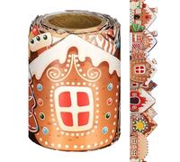 Bordo natalizio per bacheca 10 m | Decorazione della casa di pan di, Babbo Natale e | Bordi festivi per aule, asili, uffici, scuole, finestre e porte.