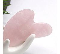 Bordo naturale del Gua Sha del quarzo di Rosa per il corpo facciale del fronte
