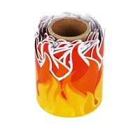 Bordo Per Bacheca Con Fuoco,Ornamento Decorativo Impermeabile E Portatile - Adesivo Fiamma Per Bacheca Annunci,Per Casa Scuola Ufficio Aula Feste Al Chiuso Posto Di Lavoro E All'Interno Della Tua Casa