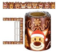 Bordo per bacheca natalizia, 10 m, decorazione natalizia, per l'asilo, il compleanno, la scuola, gli eventi, gli insegnanti, l'ufficio, la chiesa, la biblioteca di Kitas