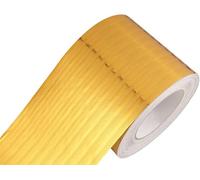 Bordo per Bordatura da Parete, Striscia Autoadesiva da 16,4 Piedi, Decorazione per Carta da Parati, Decorazione D'interni in Linea, Gold Stripe, 12cm(W) X5m(L)