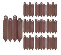 Bordo per bordi da giardino, bordi del prato,Bordi da bordo della letta aio da 10 pacchi | Schermo decorativo per il giardino ad interblocco, strumenti di paesaggio, barriera per animali per patio da