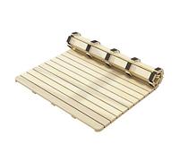 Bordo per letto pieghevole in legno massello, 1 m x 1,2 m, a prova di umidità, traspirante, protezione per materasso rigido per un supporto ottimale della schiena (dimensioni: 0,6 m x 1,8 m)