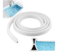 Bordo per Piatto Doccia, Barriera Doccia Ferma Acqua, Bordo Guarnizione Vasca da Bagno, Barriera per Diga D'acqua Soglia per Doccia Soglia, per Separazione Bagnata e Asciutta