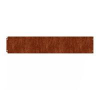 Bordo per prato 10 pezzi 20 x 103 cm in acciaio resistente alle intemperie | Aspetto antiruggine, montaggio semplice, per giardino, vialetto, bordo durevole