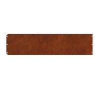 Bordo per prato 20 pezzi 25 x 103 cm in acciaio resistente alle intemperie | Acciaio inossidabile Corten, vialetto, aiuola, connessione semplice, resistente alle intemperie