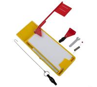 Bordo pialla laterale costruito per l'efficienza della pesca a traina con bandiera a molla per monitorare il comportamento dei pesci durante la pesca a traina (a sinistra)