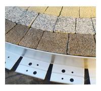 Bordo prato alluminio ultra resistente 64x100cm per aiuole