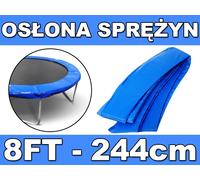 Bordo protettivo per molle per trampolino da giardino 244 cm (8 FT) - blu