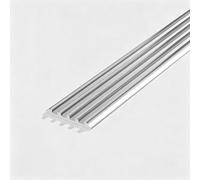 Bordo Scala in Alluminio, Impermeabile, Resistente All'usura | Battitacco Scala Rinforzato, Facile da Pulire, 2 Modi di Installazione, Legno Piastrelle Cemento(Silver,39.5mm/1.5in)