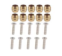 BORDSTRACT 10 Set Kit di Collegamento Tubo Flessibile Freno Bicicletta, Set Tubo Flessibile Cavo Freno a Disco Idraulico Connettore Oliva, Inserto Bullone Collegamento Kit Spurgo Parti MTB M(BH90)
