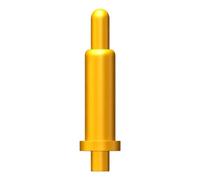 BORDSTRACT 100 pezzi Pin Pogo 5.5 mm/0.22 pollici Lunghezza foro passante | Perni di prova a molla in ottone placcato oro per sonda ad antenna per PCB, ICT, FCT, maschere di fissaggio