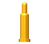 BORDSTRACT 100 pezzi Pogo Pin 8.5 mm/0.33 pollici Lunghezza SMT | Perni di prova a molla in ottone placcato oro per sonda ad antenna per PCB, ICT, FCT, maschere di fissaggio