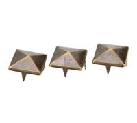 BORDSTRACT 100 pz Piramide Rivetto, Decorazione Rivetto Punk Rivetto 4 Artiglio Metallo Borchie per Bracciali Abbigliamento Scarpe Borsa(12mm-Bronzo)