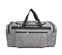 BORDSTRACT Borsa porta abiti da viaggio, Borsone porta abiti da lavoro, Borsa da uomo 2 in 1, Borsa da viaggio in tessuto Oxford multi tasche di grande capacità per gentiluomini (S)