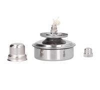 BORDSTRACT Bruciatore per Lampada Ad Alcool in Acciaio Inossidabile Laboratorio Chimica Attrezzatura per Disinfezione Del Riscaldamento Campeggio Bruciatore Bunsen 100 ML Prova Esplosi