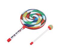 BORDSTRACT Children Instrument,6 or 8Inch optional, PVC Material Rainbow Hand Drum for Music Classes, Chorus, and Solo Performances (8 Inch)