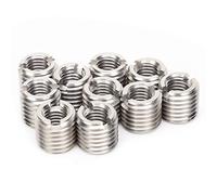 BORDSTRACT Dadi riduttori con filettatura esterna, 10 unità M10 x 1,5 M14 x 2-20 mm, acciaio inossidabile, dadi riduttori a filettatura, hardware di fissaggio