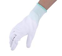BORDSTRACT Glove antiskid anticato, 1 openito 22,7 × 10,5 cm Palm rivestimento rivestito di palma per l'ispezione del prodotto Laboratorio di prodotto elettronico (M) (M)