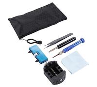 BORDSTRACT Kit di riparazione per orologi, strumento professionale per la sostituzione della batteria di smontaggio della cassa dell'orologio regolabile Apri coperchio posteriore