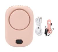BORDSTRACT la senza foglie sospese a sospensione grande potenza USB Display di ricarica senza lama per viaggi all'aperto (Rosa)