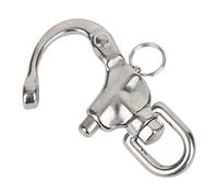 BORDSTRACT Moschettone Girevole, moschettone sgancio rapido in Acciaio Inossidabile, moschettone per Barca a Vela, Barca a Vela, Yacht, Braccialetto (22 * 128mm)