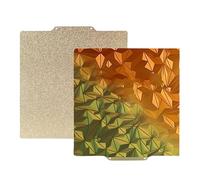 BORDSTRACT Piastra di stampa bifacciale, texture spray PEI + piastra flessibile in acciaio a molla PEO Chameleon 300x300mm senza base morbida magnetica per la maggior parte delle stampanti 3D